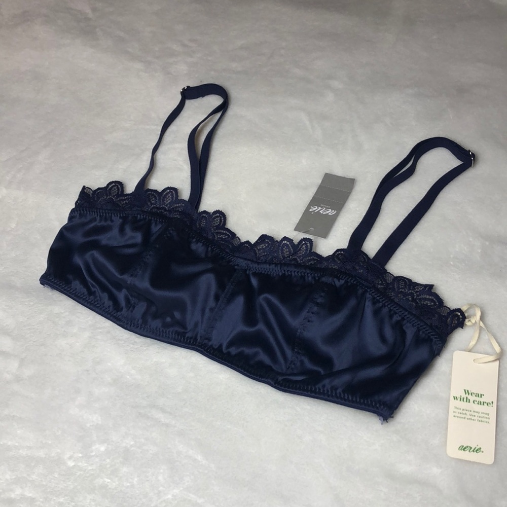 NWT Aerie Satin Bralette XS